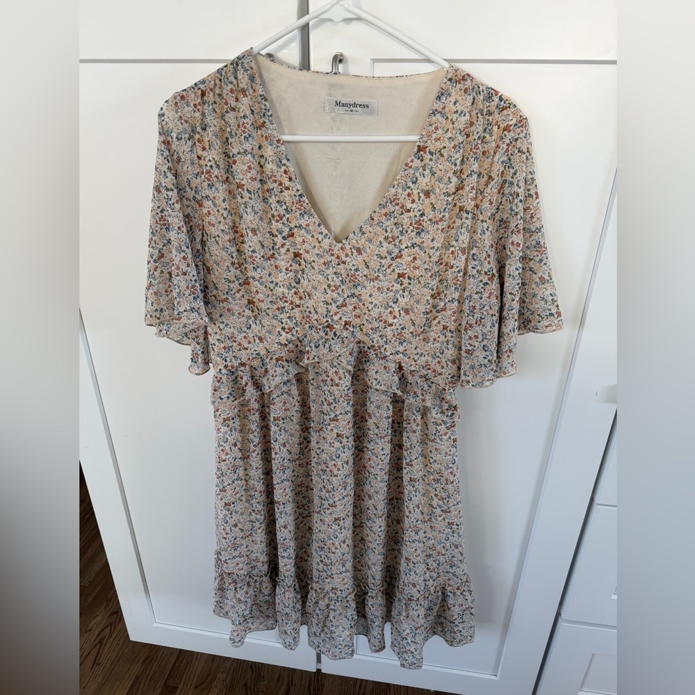 Floral V-Neck Dress